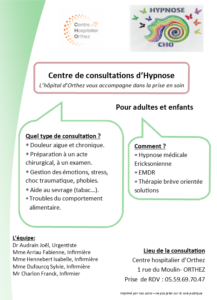 flyer centre consultations hypnose